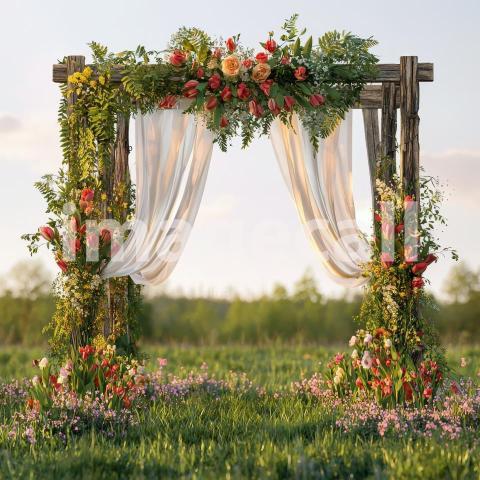 1442 Floral Arch