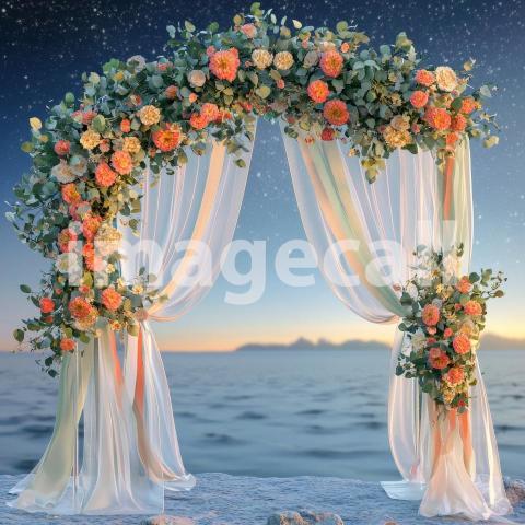 1449 Floral Arch