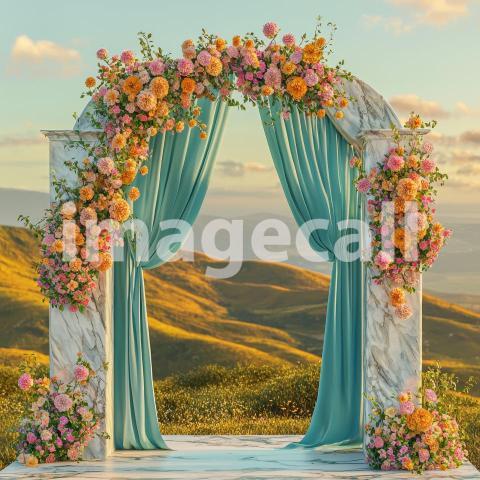 1454 Floral Arch