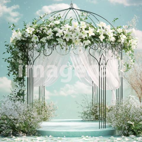 1487 Floral Arch