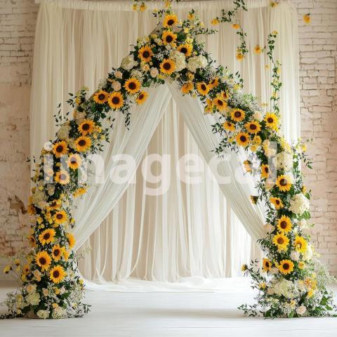 1651 Floral Arch