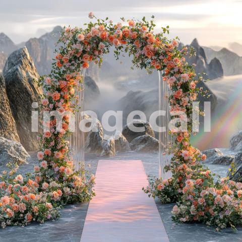 1719 Floral Arch