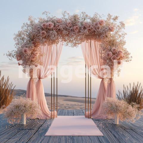 1718 Floral Arch