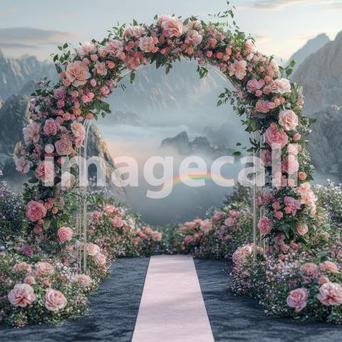1720 Floral Arch