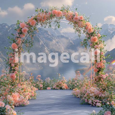1721 Floral Arch