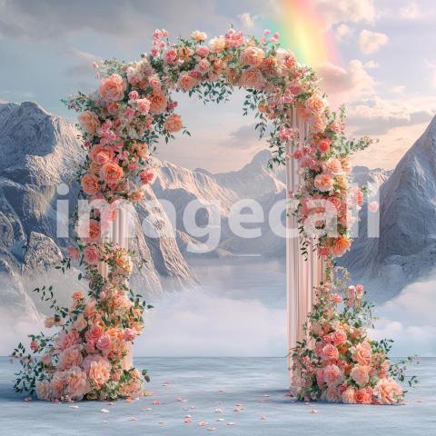 1722 Floral Arch