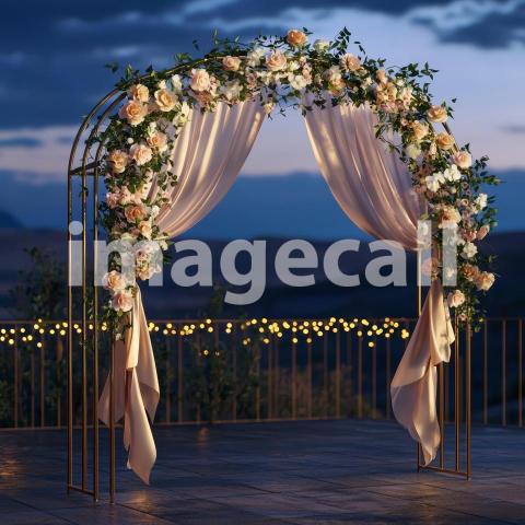 1730 Floral Arch