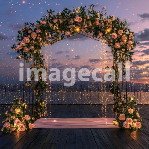 1727 Floral Arch
