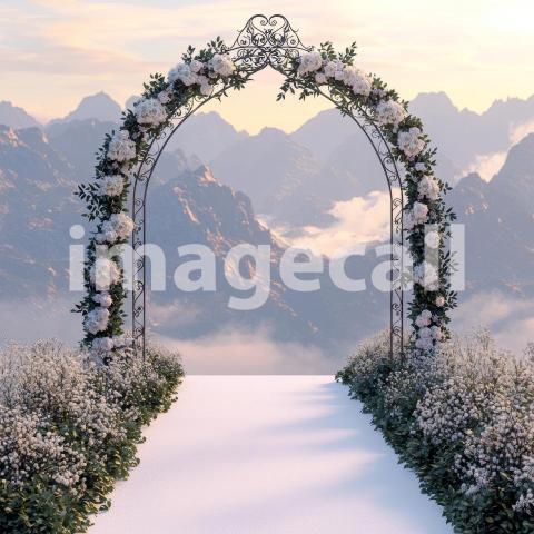 1748 Floral Arch