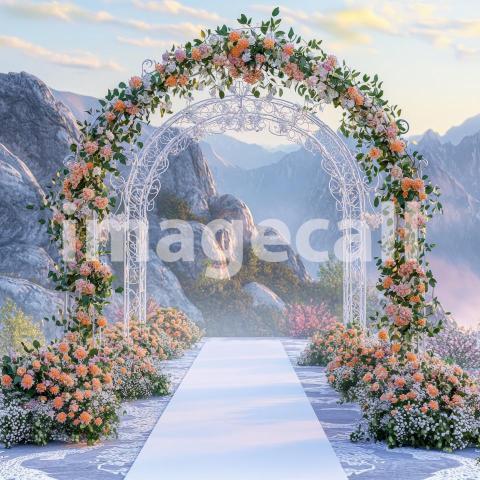 1749 Floral Arch