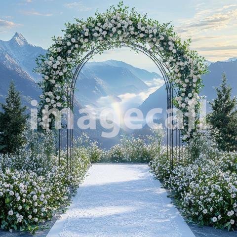 1750 Floral Arch
