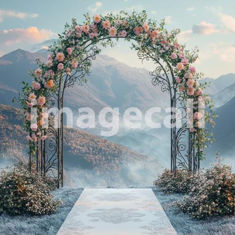 1747 Floral Arch