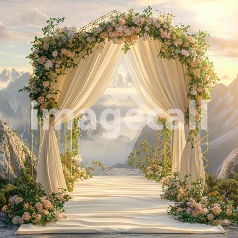 1800 Floral Arch