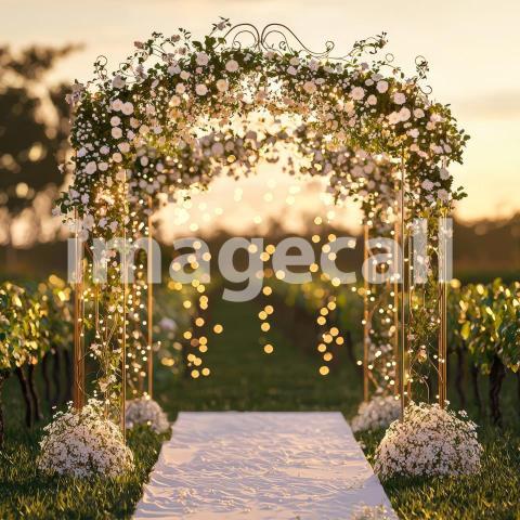 0666 Floral Arch