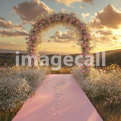 1255 Floral Arch