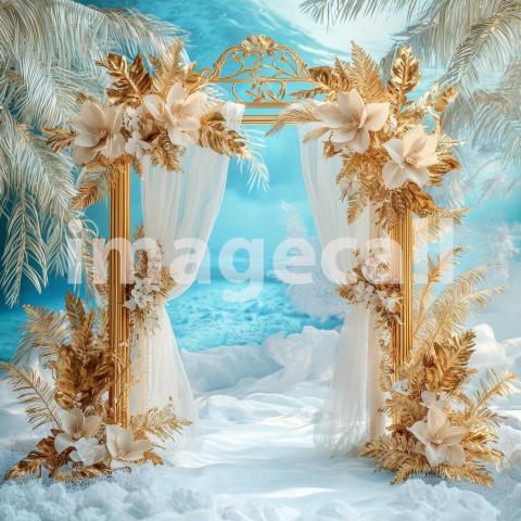 0990 Floral Arch