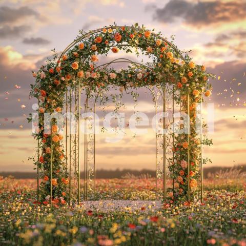 1015 Floral Arch