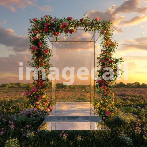 1017 Floral Arch