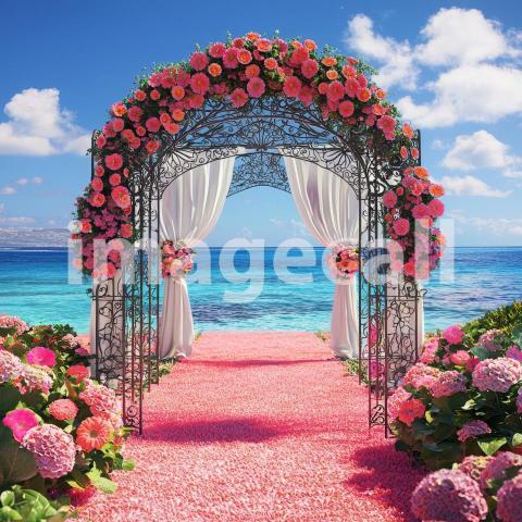 1034 Floral Arch