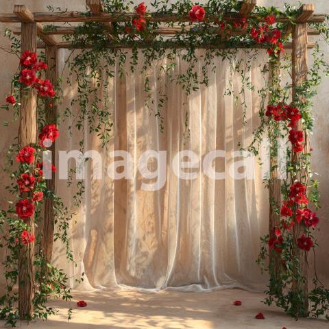 1077 Floral Arch