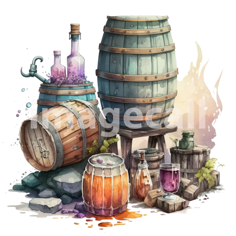 Barrel and props (5)