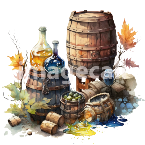 Barrel and props (3)