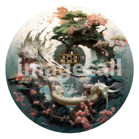 Oriental Floral Dragons (14)