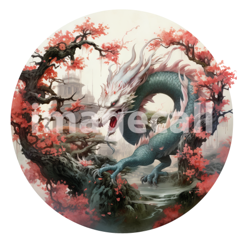 Oriental Floral Dragons (17)