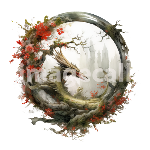 Oriental Floral Dragons (18)