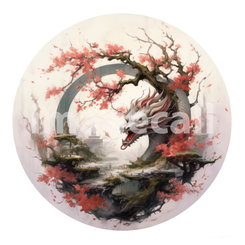 Oriental Floral Dragons (19)