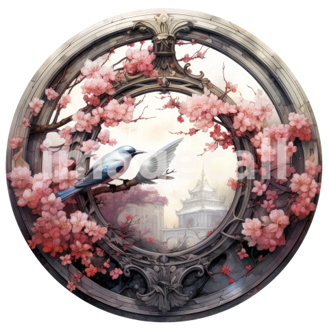 JustPictureThis centric circle with white border Stained Glass  554ede0b 293e 4265 8126 21a103f44e6c topaz enhance copy