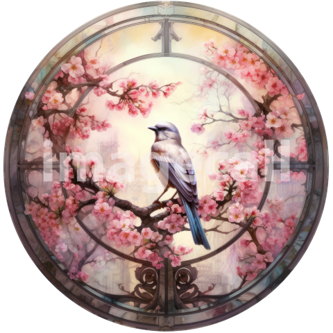 JustPictureThis centric circle with white border Stained Glass  c418e124 3770 4515 b55d 029647df8a61 topaz enhance copy