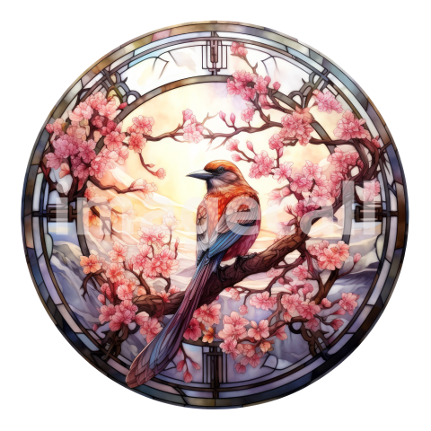 JustPictureThis centric circle with white border Stained Glass  f6f61955 2445 4c54 9b7c 3a08a2f51bd0 topaz enhance copy