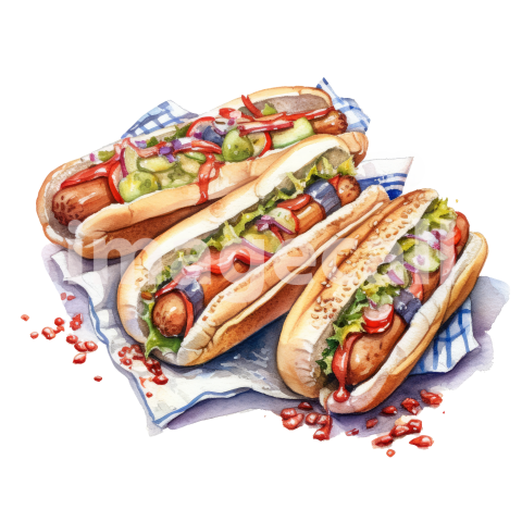 Clipart watercolor 4th july (11)300dpi