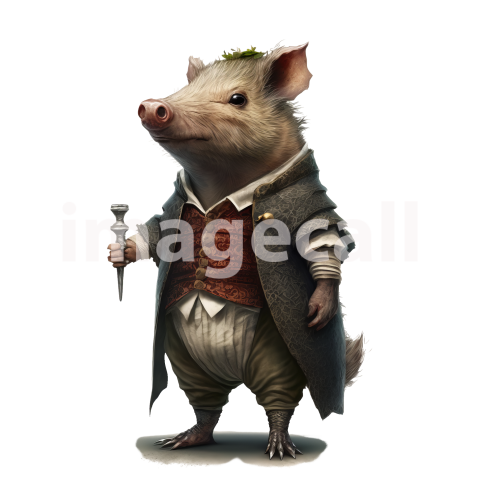 Clipart Dressed Animals (2)300dpi