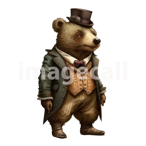 Clipart Dressed Animals (20)300dpi