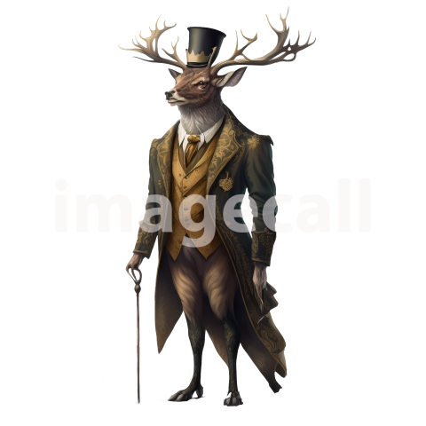 Clipart Dressed Animals (18)300dpi