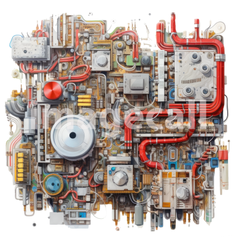 Circuit board (14)300dpi