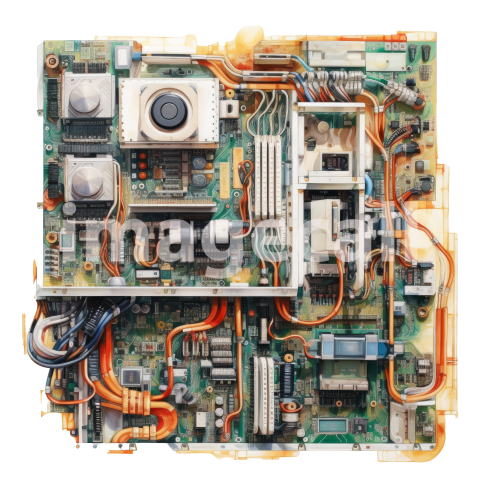 Circuit board (12)300dpi