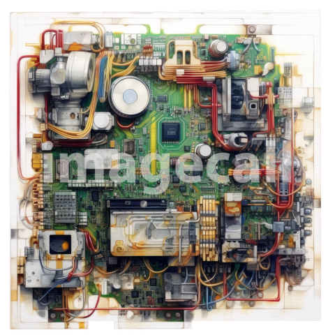 Circuit board (20)300dpi