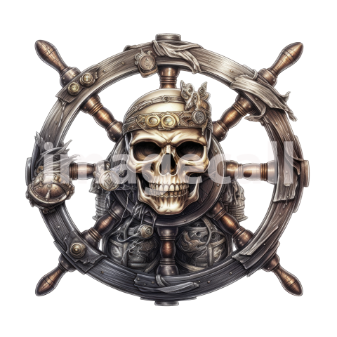 Ship helm wheel clipart art (19)300dpi