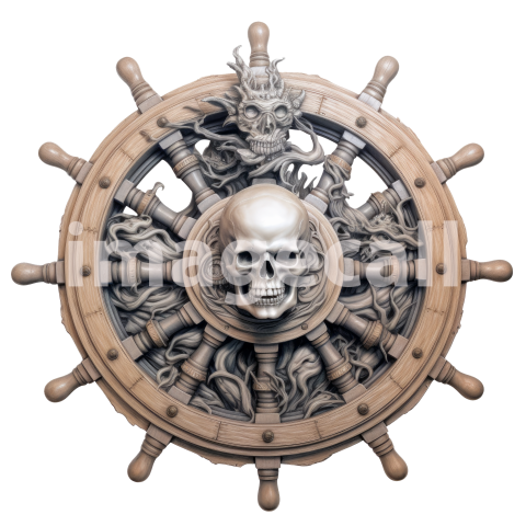 Ship helm wheel clipart art (6)300dpi