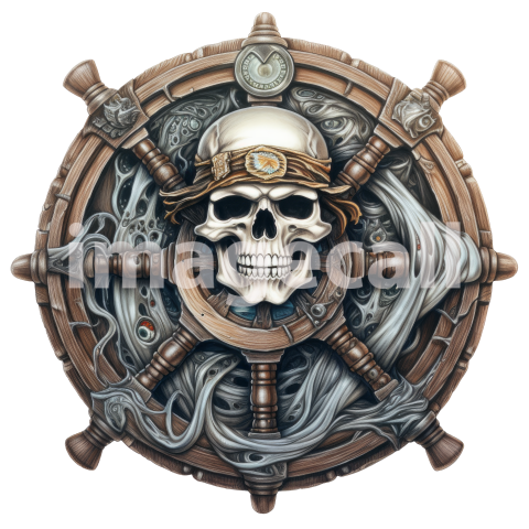 Ship helm wheel clipart art (8)300dpi