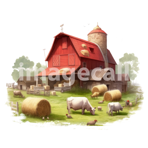 Clipart Cottage Core Farm (20)300dpi