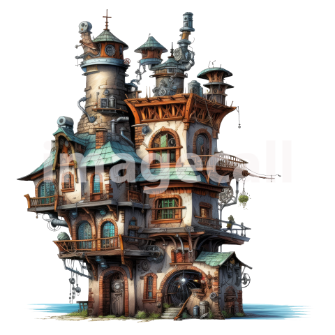 Steampunk Houses (6)