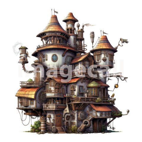 Steampunk Houses (11)