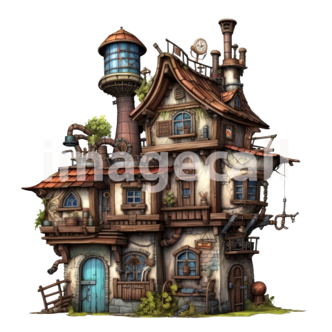 Steampunk Houses (12)