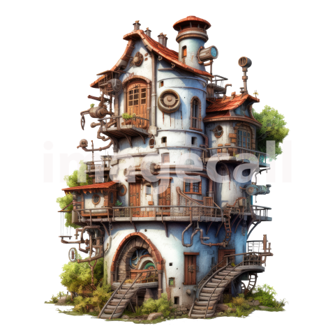Steampunk Houses (9)