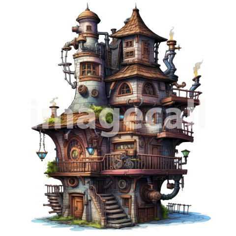Steampunk Houses (16)