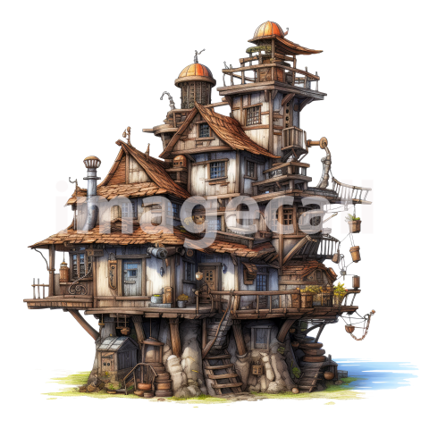 Steampunk Houses (13)